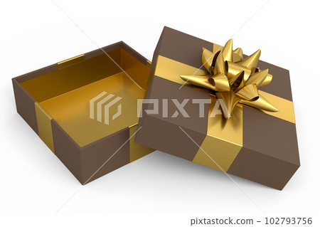 Gift boxes with ribbon and bow isolated on white background. greeting design Gift boxes with ribbon and bow isolated on white background. greeting design 102793756