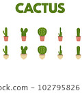 Illustration of cactus 102795826