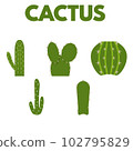 Illustration of cactus 102795829