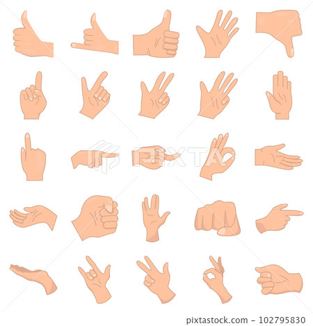 Illustration of hand 102795830