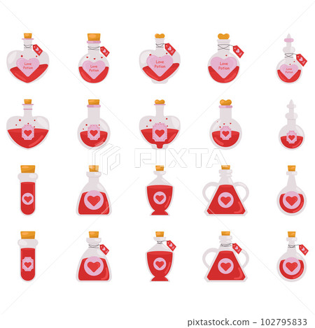 Illustration of potion love 102795833