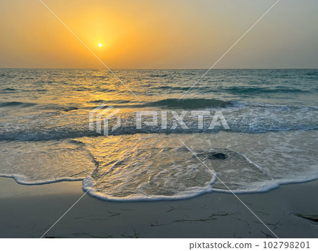 The Beauty of Sunset waves 102798201