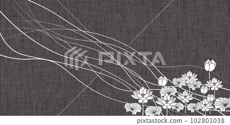 哀悼蓮花佛日本圖案背景 哀悼蓮花佛日本圖案背景 102801038