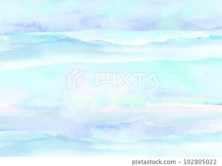 Background texture of the wave image painted in watercolor 102805022