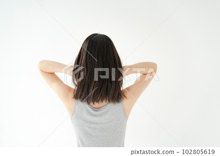 護髮女背影 102805619