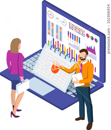 Digital marketing, Schedule management, Finance, Business and organization concept Digital marketing, Schedule management, Finance, Business and organization concept 102806954