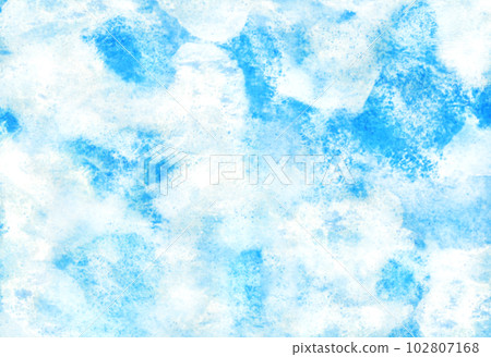 Blue and white exhilarating abstract background like fizzy soda 102807168