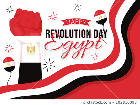 Egypt Revolution Day Vector Illustration on July 23 with Waving Flag Background in National Holiday Flat Cartoon Hand Drawn Landing Page Templates Egypt Revolution Day Vector Illustration on July 23 with Waving Flag Background in National Holiday Flat Cartoon Hand Drawn Landing Page Templates 102810098