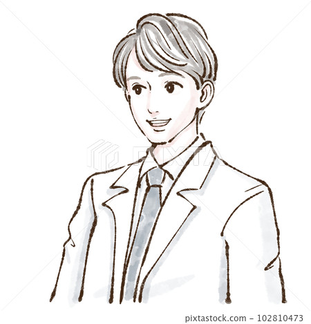 穿白大褂的男性，男性，男人，人，白大衣，西裝，醫生，醫生，醫務人員，講師，老師，解釋，領帶，護士 102810473