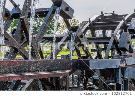 Asakura triple water wheel replica 102812701