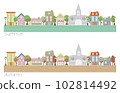 Cityscape in two seasons 102814492