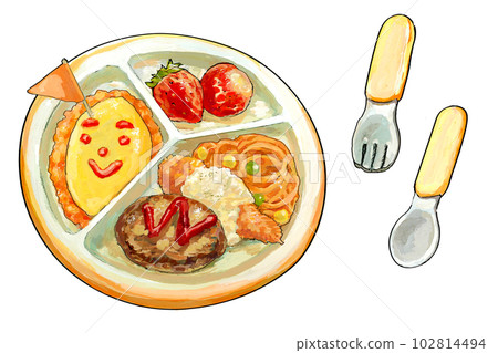 美味的兒童午餐 102814494
