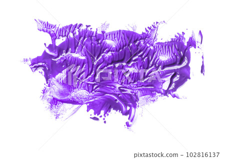 Purple brush isolated on white background. Watercolor Purple brush isolated on white background. Watercolor 102816137
