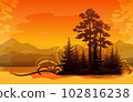 Christmas Winter Forest Landscape 102816238