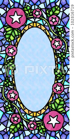 Stained glass morning glory E-1 Stained glass morning glory E-1 102816719