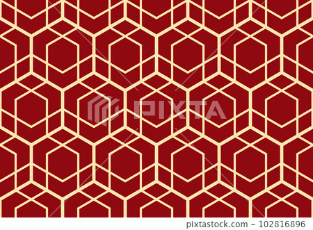 The geometric pattern with lines. Seamless vector background. Gold and red texture. Graphic modern pattern. Simple lattice graphic design The geometric pattern with lines. Seamless vector background. Gold and red texture. Graphic modern pattern. Simple lattice graphic design 102816896