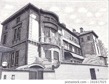 Retro building Retro building 102817025