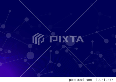 dark abstract blue background molecules... - Stock Illustration ...