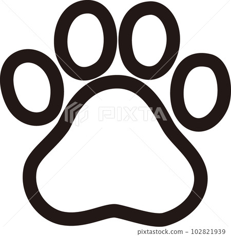 黑邊白狗腳印 102821939