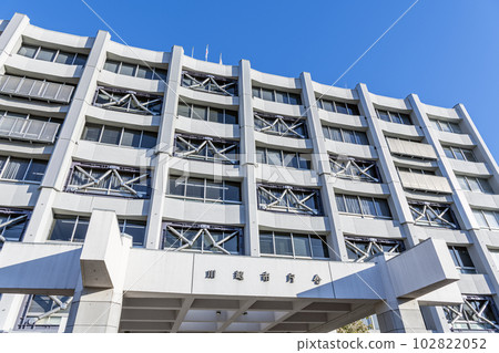 Kawagoe City, Saitama Prefecture Kawagoe City Hall in sunny weather 102822052