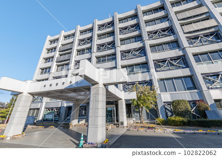 Kawagoe City, Saitama Prefecture Kawagoe City Hall in sunny weather 102822062