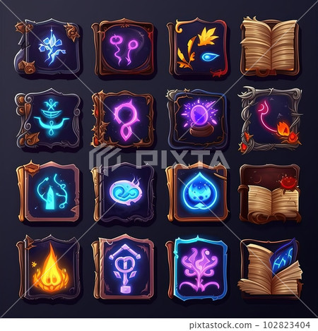 medieval magic book game ai generated medieval magic book game ai generated 102823404