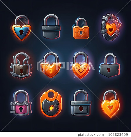 protection lock key game ai generated protection lock key game ai generated 102823409