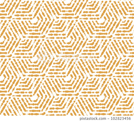 Abstract geometric pattern with stripes, lines. Seamless vector background. White and gold ornament. Simple lattice graphic design Abstract geometric pattern with stripes, lines. Seamless vector background. White and gold ornament. Simple lattice graphic design 102823456