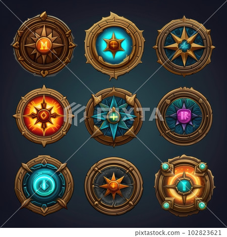 sign compass game ai generated sign compass game ai generated 102823621