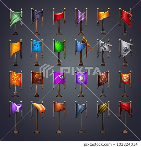 sign flag pole game ai generated 102824014