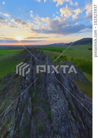 Spring in Macin Mountains, Romania 102825937