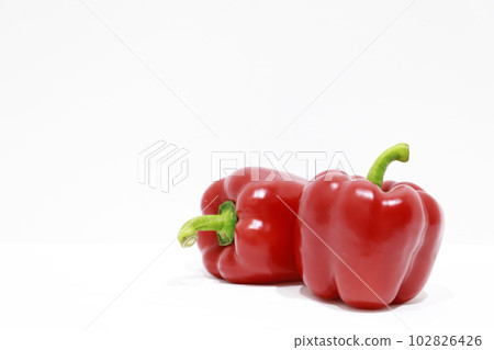freshly picked red paprika freshly picked red paprika 102826426