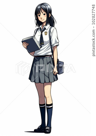 微笑的女學生(生成 ai) 微笑的女學生(生成 ai) 102827748