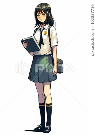 微笑的女學生(生成 ai) 微笑的女學生(生成 ai) 102827750