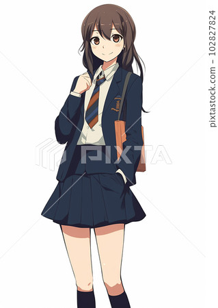 微笑的女學生(生成 ai) 微笑的女學生(生成 ai) 102827824