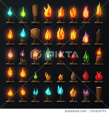 achievement torch fire game ai generated achievement torch fire game ai generated 102828741
