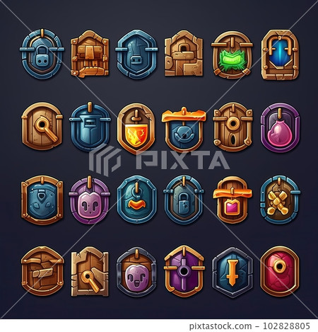 safety lock key game ai generated 102828805