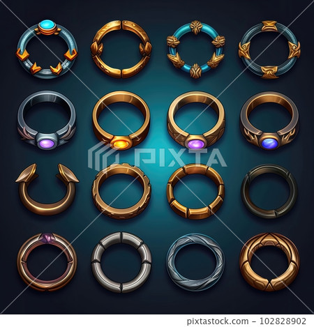 3d ring circle game ai generated 3d ring circle game ai generated 102828902