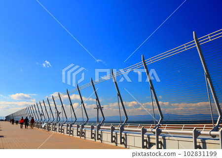 The sky deck of Centrair is usually windy. The sky deck of Centrair is usually windy. 102831199