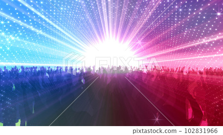 dance party disco club spectator crowd glitter backdrop background 102831966