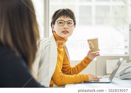 fashionable career woman fashionable career woman 102833037