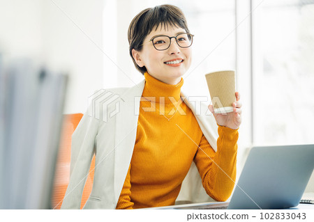 fashionable career woman fashionable career woman 102833043