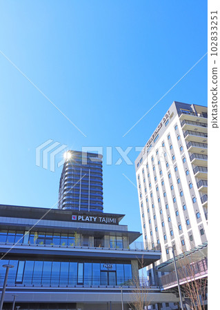 Scenery of Platy Tajimi in front of Tajimi Station 102833251