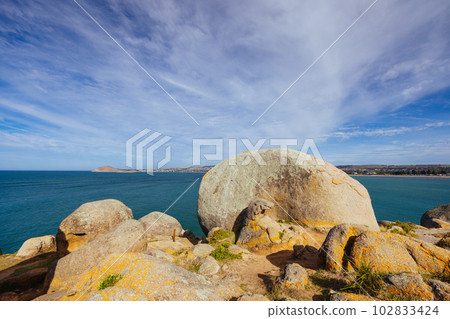 Granite Island in Victor Harbor in Australia Granite Island in Victor Harbor in Australia 102833424