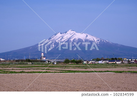 Iwaki seen from Hirosaki city 102834599
