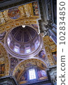 Roman cathedral ceiling painting 102834850