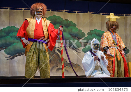 Kyogen (Kyoto Senbon Enmado, the play "Enmacho") 102834873