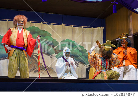 Kyogen (Kyoto Senbon Enmado, the play "Enmacho") 102834877