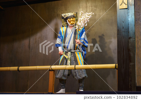 狂言(京都千本炎魔堂的劇《花燈人》) 狂言(京都千本炎魔堂的劇《花燈人》) 102834892