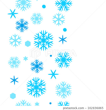Winter pattern with snowflakes. Merry Christmas and Happy New Year background. Winter pattern with snowflakes. Merry Christmas and Happy New Year background. 102836865